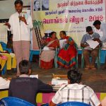 Thirukural competition for children in progress at the Pongal festival by TLM at Ginjee- 22.01.2012